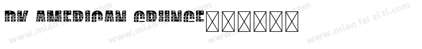 DK AMERICAN GRUNGE字体转换